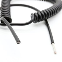 Kaufen Sie 2 /3 /4 /5/6/7 Core PVC/PU Twisted Spiral Coiled Cable Flexibles elektrisches Kabel Draht 2,5mm Kabel 10-adriges reines Kupferkabel