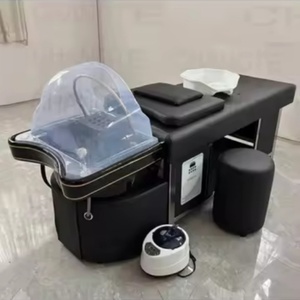 Wss 2025 Lit de lavage professionnel pour salon de coiffure, avec fonction spa capillaire, chauffage électrique, traitement de l'eau, bac de lavage, lit de shampoing, massage thaïlandais - Product Image 2