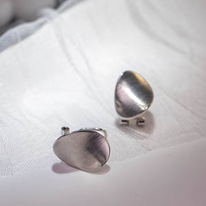 Boucles d'oreilles créoles classiques en argent 925 inaltérable haut de gamme pour femmes et enfants, style bohème, design brossé tendance pour les fêtes, bon prix - Product Image 3