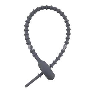 Attache-câble Tadpole 18 cm en caoutchouc souple réutilisable, auto-bloquant, pour porte-clés, breloque de sac, jouet en peluche, corde de suspension en tissu non tissé - Product Image 1