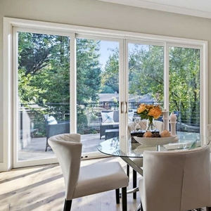 Hệ thống cửa trượt kính hai lớp cỡ lớn hiện đại 3 ray cửa trượt nhôm và cửa sổ cửa kính trượt nhôm - Product Image 1