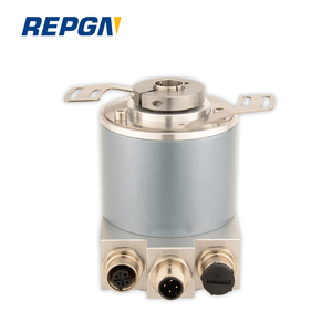 Encoder assoluto di alta precisione REPGN <span class=keywords><strong>RGS</strong></span>/M58C Profinet ottico, a giro singolo/multigiro, con albero cavo cieco e braccio di torsione a doppia ala - Product Image 2