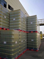 Panneau de séparation en plastique ondulé PP à 4 soudures latérales pour palettes de bouteilles, idéal pour les canettes en verre et les boissons - Vente en gros