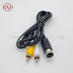 Câble AV pour <span class=keywords><strong>Sega</strong></span> Megadrive 1 MD1 et <span class=keywords><strong>Master</strong></span> System câble RCA pour Mega Drive pour Genesis câble de plomb vidéo AV 1.8m - Product Image 3