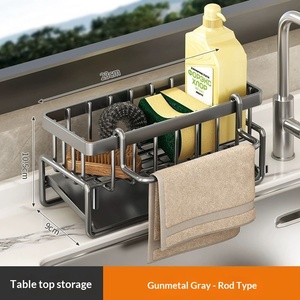 Nouveau support de rangement en plastique pour éponge et tampon à récurer pour évier de <span class=keywords><strong>cuisine</strong></span>, vente en gros - Product Image 4