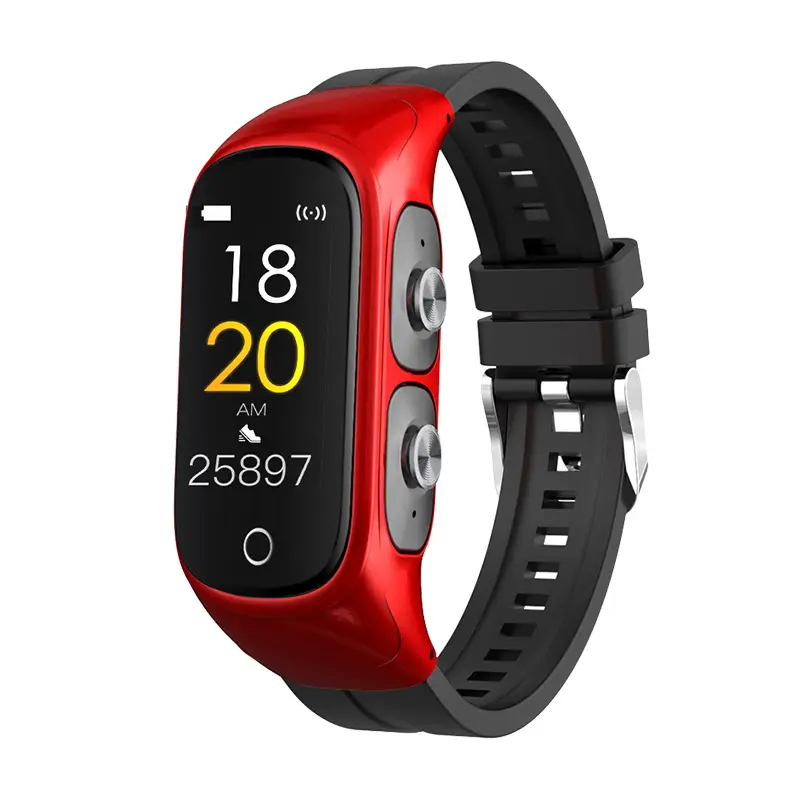 New Products N8 Smart Watch 2022 2 In 1 With Earphone Fitness Tracker Bracelet N8 Smart Watch With Relogio Inteligente