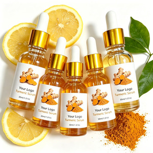 Suero Facial de Vitamina C y Cúrcuma de Marca Privada, Corrector de Manchas Oscuras Antienvejecimiento, Suero Aclarante para el Cuidado de la Piel OEM - Product Image 2