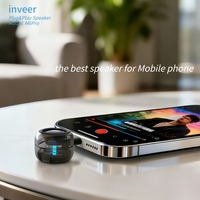 Speaker Bluetooth Inveer Desain Paten, Plug and Play dengan Output USB C, Output 2W Model M06Pro untuk Ponsel