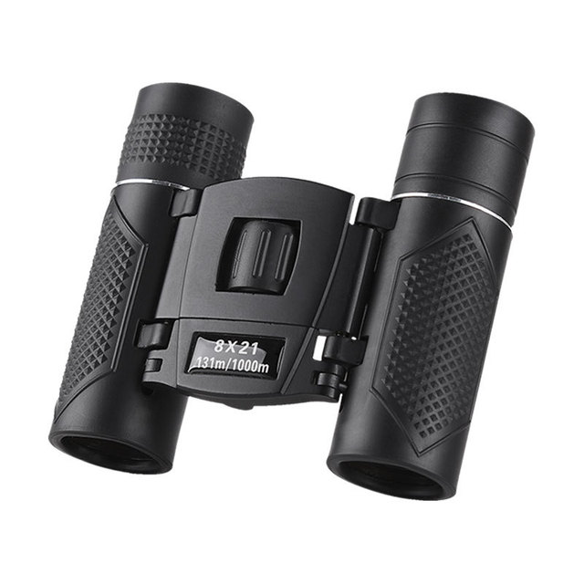 Compact Portable Binoculars 8x21BAK4 Prism HD Professional Mini Folding Binocular Telescope for Outdoor