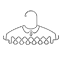 Cintre multifonctionnel pour bébé, cintre antidérapant pour vêtements de bébé, cintre en plastique empilable pour enfants, pour l'organisation du placard