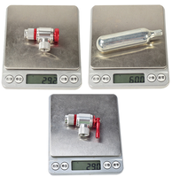 China-Made Portable Mini Tyre Inflator ABS & Zinc Air Compressor Pump with Chrome Plating ISO9001 Certified for Car & Bike Tires