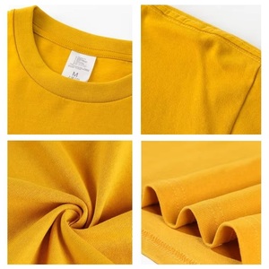 T-shirt Homme Oversize Épais, Coton Premium 100% Tricoté Uni 230 g/m², T-shirt Décontracté Vierge Personnalisable avec Logo - Product Image 4