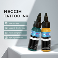 Vente chaude 30ml 54 Couleurs Corps Tatouage Encre Ensemble Tatouage Fournitures Encre Noir Rouge Tatouage Pigments