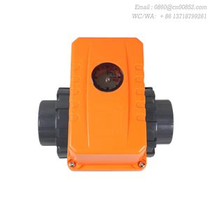 Vanne à boisseau sphérique motorisée EDAK en UPVC pour raccords de plomberie domestique, raccords de réservoir d'eau, vanne d'irrigation d'eau anti-fuite OEM - Product Image 5