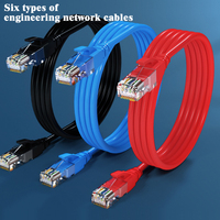Câble Ethernet Cat 6, câble Internet et réseau haute vitesse, connecteurs RJ45, câble LAN professionnel 1M