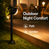 Lampe LED de jardin minimaliste de style nordique, revêtement antirouille, 10W, 40/60/80cm, pour entrée de villa, décoration de jardin