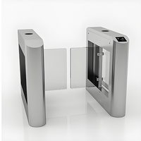 Mecanismo de Torniquete de Barrera de Paso Rápido, Sistema de Control de Acceso con Código QR, Puerta Giratoria Automática