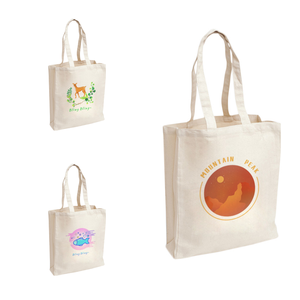 ถุงผ้าแคนวาสแบบใช้ซ้ำได้สำหรับเด็กผู้หญิงถุงช้อปปิ้งแบบสะพายไหล่สำหรับใส่หนังสือถุงผ้าแคนวาส - Product Image 5