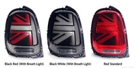 Nouveaux feux arrière HXFG 12V modifiés pour Mini Cooper F55/F56/F57 2014-2023, avec feux de jour LED Union Jack, Plug-and-Play
