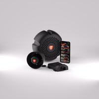 Pour THOR : Simulateur d'augmentation du son d'échappement électronique, double haut-parleur, contrôle via application, multi-modes, installation facile, amélioration de la performance.