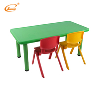 Ensemble Chaise et Bureau Scolaire en Plastique Moderne, Écologique, Durable et Réglable – Mobilier Commercial Simple pour Salle de Classe, Maison, Bureau, Chambre
