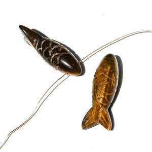 จี้แกะสลักรูปสัตว์ปลา14*38มม. น่ารัก<span class=keywords><strong>ตลก</strong></span>พิเศษเครื่องประดับหินควอตซ์สีชมพูสำหรับสร้อยคอ - Product Image 4