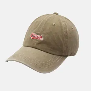 Wholesale Fashion Custom Unstructured Dad Caps Plain Embroidery Baseball Hats Blank Sports Caps