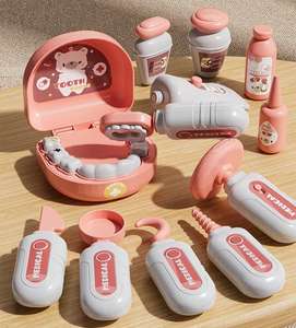 Coffret de jeu de rôle médical pour enfants, médecin et infirmière, hôpital, médicaments, jeu d'imitation, jouet en plastique avec son et lumière, stéthoscope, fonctionne sur piles - Product Image 1