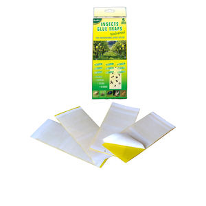 Trampa para Insectos Adhesiva de Doble Cara BestWin, Resistente al Agua y a los Rayos UV, Desechable, 24x10cm, Juego de Cartón PP - Product Image 1