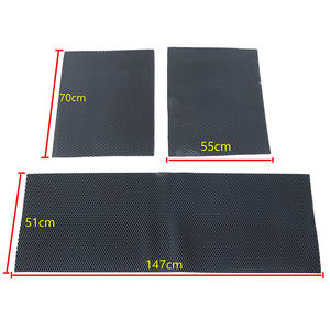 Tapis de sol Artes <span class=keywords><strong>3</strong></span> pièces pour rangée avant et 2ème rangée, noirs, toutes saisons, inodores, antidérapants - Product Image 3