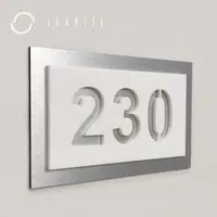 SUNRISE işareti üreticisi çıkış plastik ev numarası plaka otel odası kapı numarası plakaları kapı numaraları plaklar