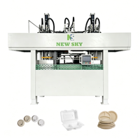 Machine à fabriquer de la pâte de papier de bambou, ligne de production de vaisselle jetable, machine à fabriquer des assiettes en bagasse de canne à sucre