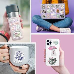 150 autocollants pour livres sur le thème de la romance, pack d'autocollants holographiques pour Kindle, autocollants en vinyle scintillants pour la lecture, repositionnables, imperméables pour - Product Image 6