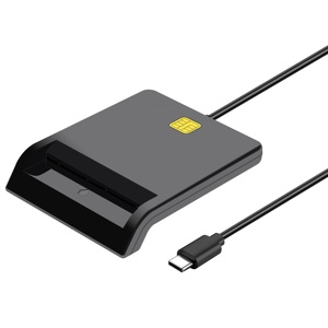 2 in 1 USB A/Type C Connector Card Reader Common <strong>Access</strong> CAC IC Chip Smart Card Reader(IOS7816 for IC Card Standard) - Product Image 4