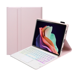 Custodia in pelle Ultra-sottile con retroilluminazione posteriore rimovibile USB per <span class=keywords><strong>Huawei</strong></span> <span class=keywords><strong>MatePad</strong></span> <span class=keywords><strong>11</strong></span> 2023 AHW13-AS Texture Touchpad nuovo - Product Image 5