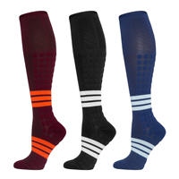 Chaussettes de compression de sport personnalisées en 3D, chaussettes de massage à pression, chaussettes de compression confortables pour femmes, chaussettes de course à pied, chaussettes de fitness, chaussettes de compression longues pour mollets