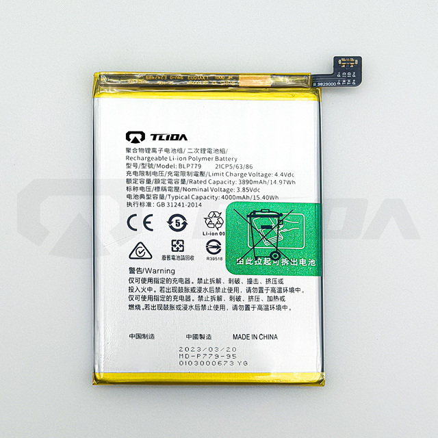 TLIDA Factory Direct Sale Cell Phone Battery Replacement for OPPO A92S A93 F17 Pro Reno 4Z Reno 4 Lite BLP779 Battery