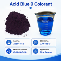 Poudre colorante bleu acide brillant pour nettoyant WC et teinture quotidienne