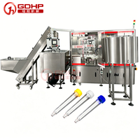Machine intégrée automatique de remplissage et de capsulage de tubes de sédiments d'urine, système monobloc pour usage médical en laboratoire