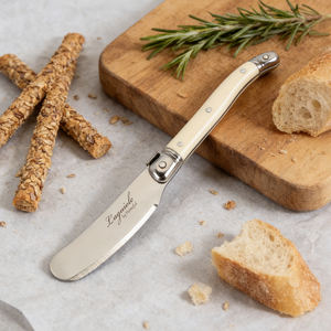 Couteaux <span class=keywords><strong>à</strong></span> <span class=keywords><strong>beurre</strong></span> <span class=keywords><strong>Laguiole</strong></span> élégants, ensemble personnalisé de 4 pièces, couteaux <span class=keywords><strong>à</strong></span> fromage et <span class=keywords><strong>à</strong></span> crème en acier inoxydable de qualité supérieure pour cadeaux - Product Image 5