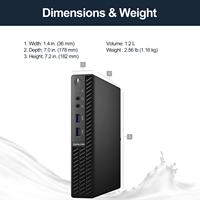 Mini-PC OptiPlex 3000 Barebone 12e génération, état impeccable, sans rayures, testé et fonctionnel (Grade A)