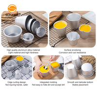 Moule à cupcakes en aluminium, moule à œufs, moule à tartes au chocolat, mini moule à gelée, moule individuel pour pudding