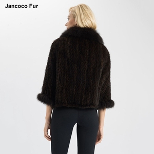 Wholesale Luxurious Mink Fur Poncho Wedding Fur Shawls Bride Fur <strong>Cape</strong> <strong>Coat</strong> <strong>Women</strong> - Product Image 2