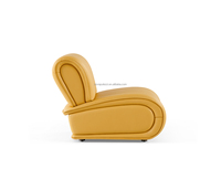 Chaise longue moderne en cuir épais de haute qualité de luxe italien léger et luxueux Design Family Living Room Lounge Chair