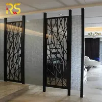 आंतरिक स्टेनलेस स्टील shoji धातु स्क्रीन पैनल दुबई कमरे में विभक्त स्क्रीन