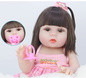 Pinchable đáng yêu sống động như thật 39cm tái sinh Silicone bé búp bê có thể đi tiểu mà trông giống như thật - Product Image 2