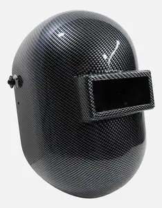 Máscara de fibra de carbono personalizada suministrada de fábrica para soldar