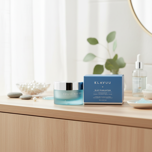 KLAVUU BLUE PEARLSATION ONE DAY 9 CUPS MARINE COLLAGEN AQUA CREAM 50ml Anti-âge Blanchissant Soin de la peau K-beauty - Product Image 3