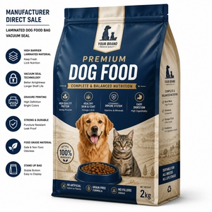 Manufacturer Direct Sale Laminated Dog Food <b>Bag</b> <b>Vacuum</b> Seal Gravure Printing for Milk Jelly Chewing Gum Packaging Pet Food <b>Bag</b> - Product Image 1