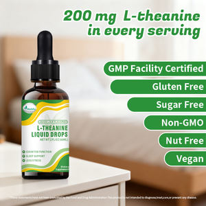OEM/ODM <span class=keywords><strong>l</strong></span>-<span class=keywords><strong>theanine</strong></span> tetesan cairan dukungan suasana hati untuk orang dewasa & anak-anak suplemen fokus dukungan tidur alami - Product Image 5